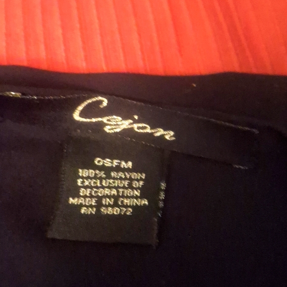 Cajon Black Lace Cover Up - Picture 6 of 6